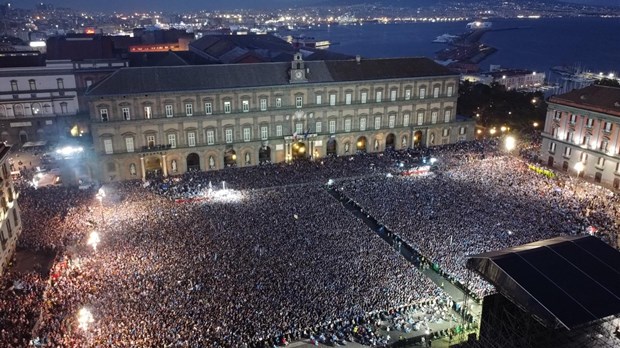 Napulj je sinoć gorio, seizmografi su kod gola McTominaya očitali mikro-potres