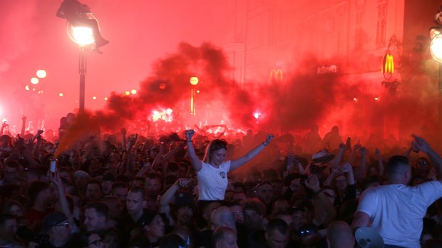 Igrači Rijeke proslavili naslov s navijačima: 'Godina je posebna, ali posao nije gotov'