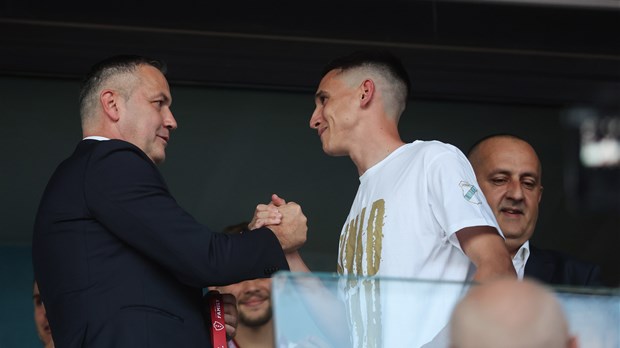 Kustić čestitao Riječanima: 'Želim da ponosno predstavljate hrvatski nogomet u Ligi prvaka'