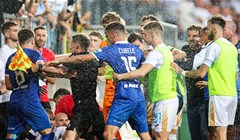 Naguravanje Jagušića i Menala, isključen igrač Rijeke, Ćubeliću raskrvavljena glava