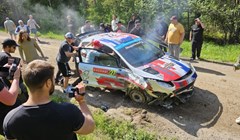 Brat i sestra Ravenščak morali odustati nakon izlijetanja u 16. brzincu FIA Europskog prvenstva u rallyju