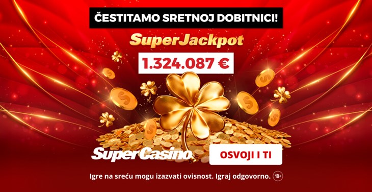Osvojen je 4. milijunski SuperJackpot – i to najveći u 2025. godini!