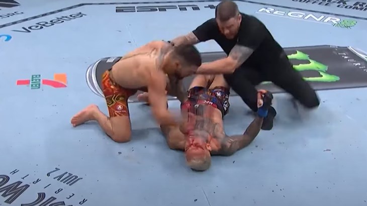 UFC: Nemilosrdni Gruzijac brutalno nokautirao bivšeg prvaka i osvojio laku kategoriju