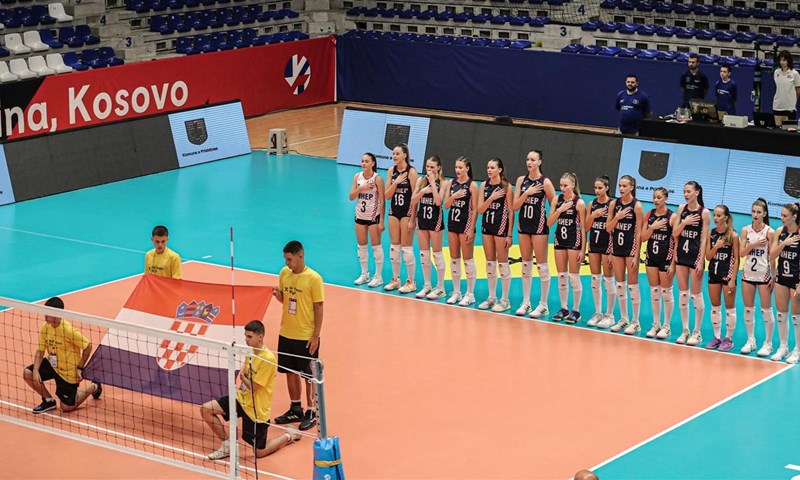 Hrvatske odbojkašice upisale tijesan poraz na Europskom prvenstvu do 16 godina