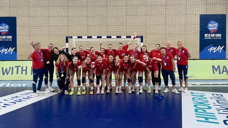 Mlade hrvatske rukometašice odlično otvorile nastup na Europskom prvenstvu do 19 godina