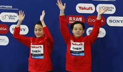 Kineskinje osvojile zlato u sinkroniziranim skokovima s tri metra na SP-u u Singapuru