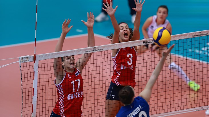 Poraz od SAD-a mlade hrvatske odbojkašice odveo u borbu za 11. mjesto na Svjetskom prvenstvu