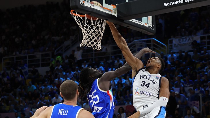 Demonstracija sile Giannisa Antetokounmpa za četvrtfinale Eurobasketa