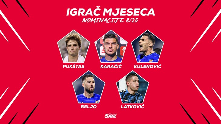 SuperSport HNL nominacije: Glasajte za najbolje u kolovozu!