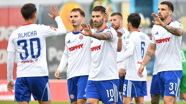 Hajduk do vodstva u Koprivnici nakon krasne akcije