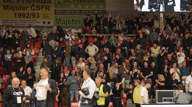 Slovaci skandirali Cibosima nakon završetka uzvratnog dvoboja FIBA Europe Cupa