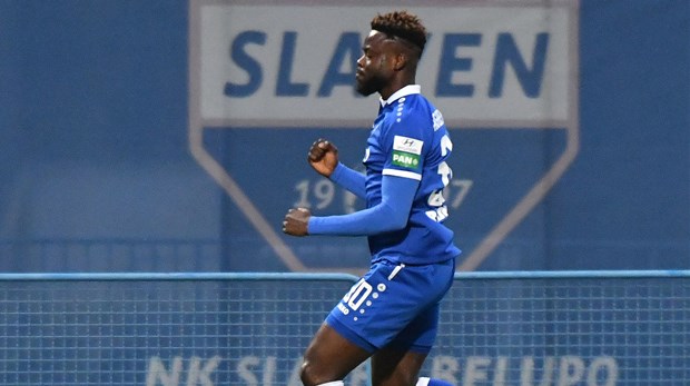 Michael Agbekpornu snažnim udarcem do prvijenca u SuperSport HNL-u