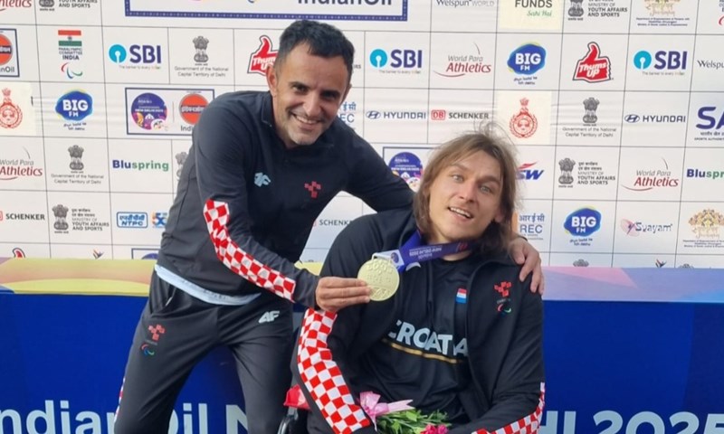 Deni Černi osvojio zlatnu medalju na Svjetskom prvenstvu u paraatletici