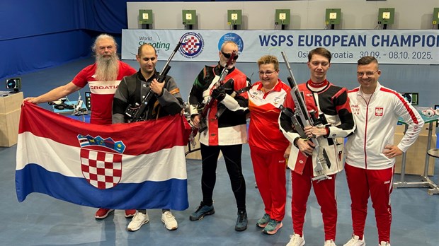 Hrvatski parastrijelci osvojili tri srebra na Europskom prvenstvu u Osijeku