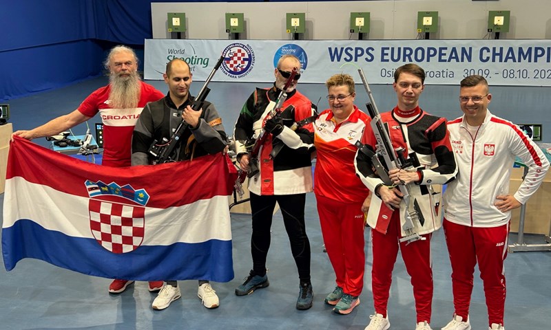 Hrvatski parastrijelci osvojili tri srebra na Europskom prvenstvu u Osijeku