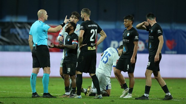 Dvojbena situacija s kraja prvog poluvremena i nepriznat pogodak Vukovara