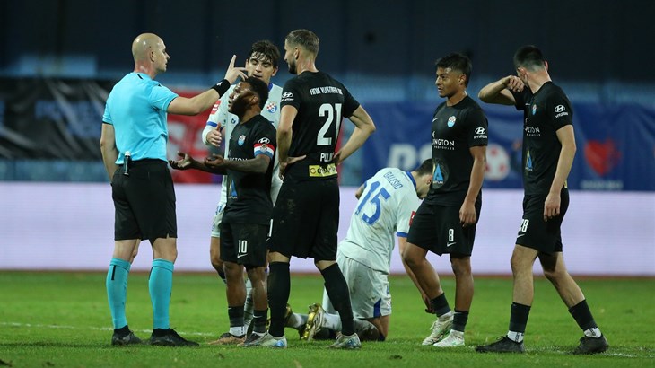 Dvojbena situacija s kraja prvog poluvremena i nepriznat pogodak Vukovara