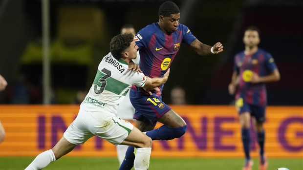 Barcin napadački trojac zabio po pogodak za sva tri boda protiv Elchea