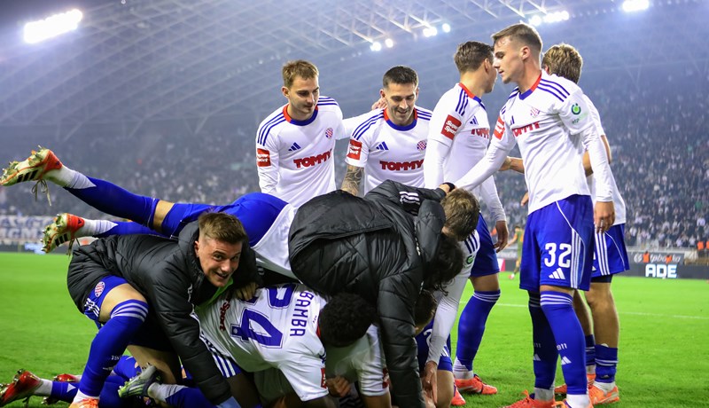 Krovinović i Šego zabili su za nova tri boda Hajduka, Osijek pao na zadnje mjesto