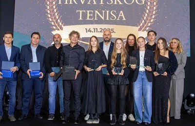 Održana Noć hrvatskog tenisa, Antonia Ružić i Mate Pavić najbolji u ženskoj i muškoj konkurenciji