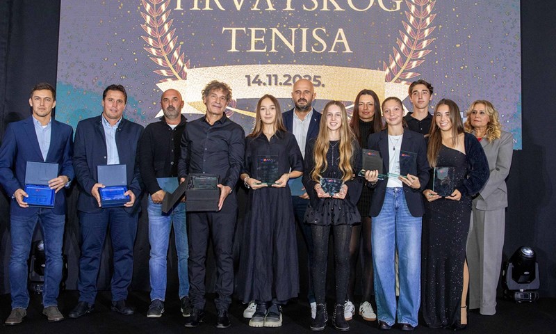 Održana Noć hrvatskog tenisa, Antonia Ružić i Mate Pavić najbolji u ženskoj i muškoj konkurenciji