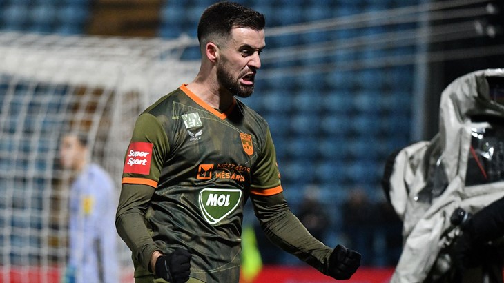 Arnel Jakupović doveo Osijek u vodstvo pretkraj poluvremena