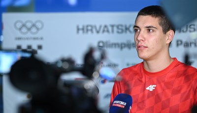 Zlatni Hribar: 'Strašno sam zadovoljan svojim plivanjem'