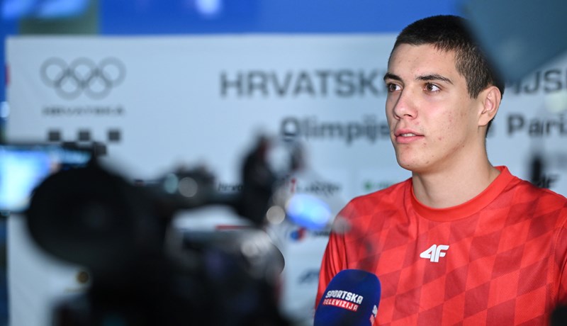 Zlatni Hribar: 'Strašno sam zadovoljan svojim plivanjem'