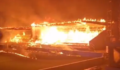 Haka je ispala iz finske lige, a tri maloljetna navijača zapalila su tribinu na stadionu