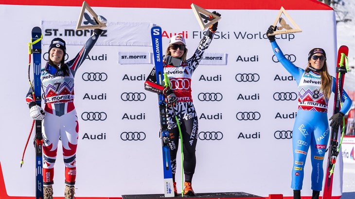 Alice Robinson pobjeđuje i u superveleslalomu, Vonn ovaj put korak do postolja