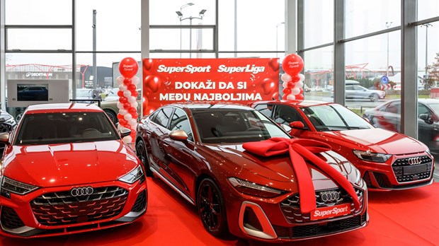 Pobjednici SuperSport SuperLige preuzeli su nove Audi automobile