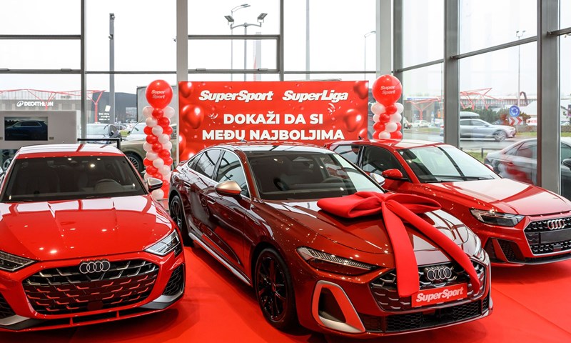 Pobjednici SuperSport SuperLige preuzeli su nove Audi automobile
