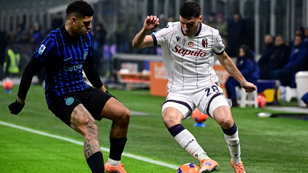Bologna izgubila sa "samo" dva gola razlike, Sučić s Interom ostaje na vrhu ljestvice