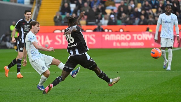 Jedan pogodak opet dovoljan, Inter slavio u Udinama