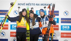 Francusko slavlje u Novem Mestu, hrvatska biatlonka Iva Morić 83.