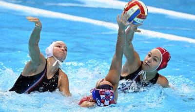 Hrvatske vaterpolistice otvorile nastup na Europskom prvenstvu očekivanim porazom