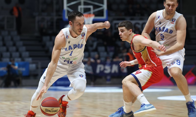 Zadar odličnim nastupom stigao do uvjerljive pobjede protiv Borca na početku play-outa ABA lige