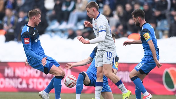 Vidović na početku drugog poluvremena načeo mrežu Varaždinaca i odveo utakmicu na Dinamov mlin