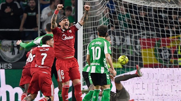 Vrhunski derbi na La Cartuji, Sevilla nadoknadila dva gola zaostatka i izvukla remi protiv Betisa