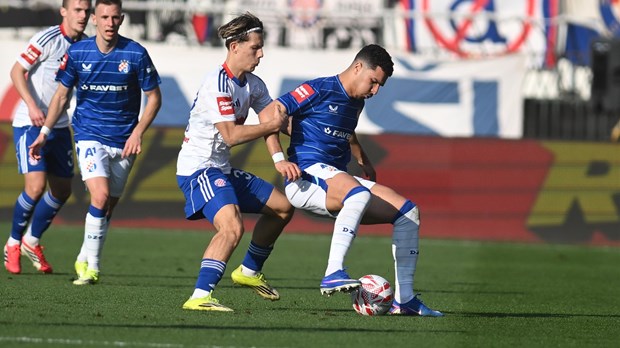 Bakrarov pogodak vratio Dinamo u mirne vode, a Hajduk 'spustio'