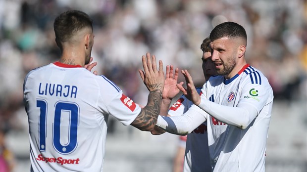 Livaja uzvratio Rebiću, Hajduk podebljao prednost