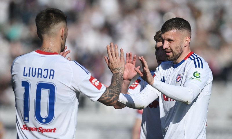 Livaja uzvratio Rebiću, Hajduk podebljao prednost