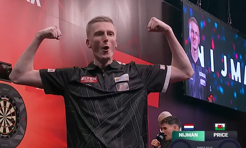 Wessel Nijman osvojio svoj prvi European Darts Trophy: 'Kada glasno slavite, vaš puls raste i postajete nervozniji'