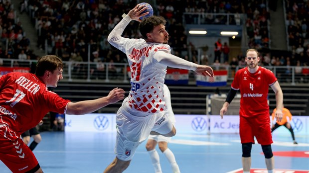 Hrvatski rukometaši u drugom poluvremenu nadigrali i visoko porazili Švicarce