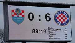 Autogol Vlasenka potvrdio visoku pobjedu Hajduka