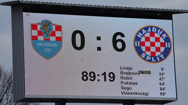 Autogol Vlasenka potvrdio visoku pobjedu Hajduka