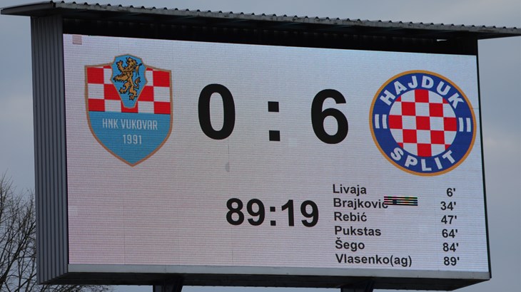 Autogol Vlasenka potvrdio visoku pobjedu Hajduka