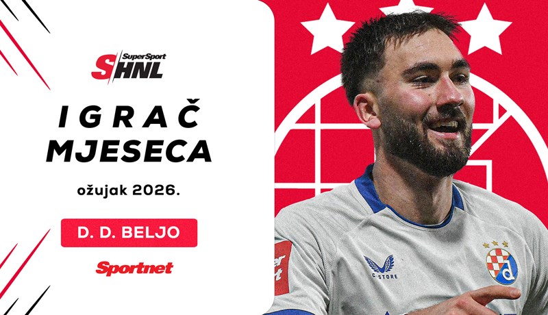 Najbolji u ožujku: Beljo i Kovačević potvrdili Dinamovu dominaciju i individualnim nagradama