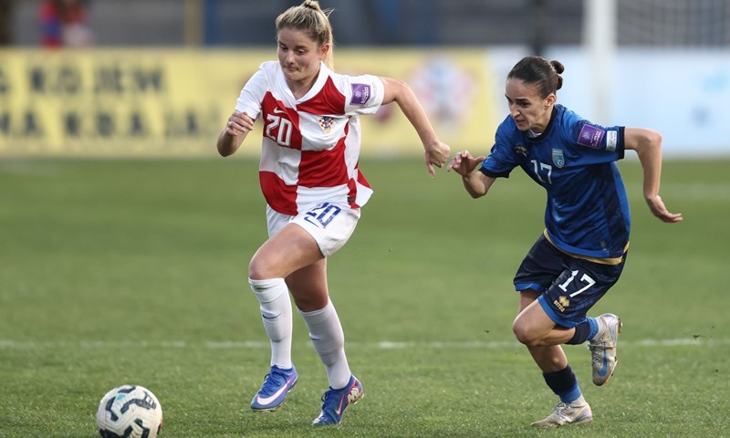 Hrvatske nogometašice upisale pobjedu u kvalifikacijskom susretu na Gibraltaru