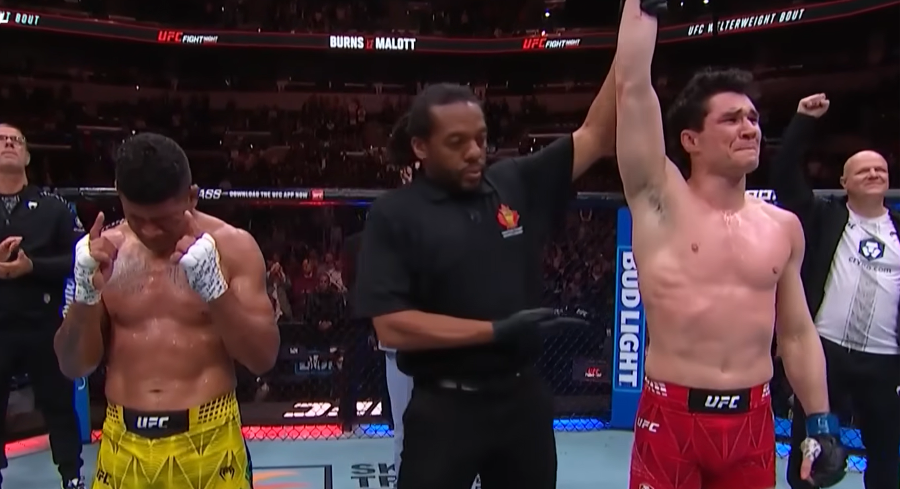 UFC Fight Night: Malott nokautirao Burnsa u trećoj rundi, Brazilac objavio mirovinu